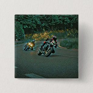 Motorfietscadeau Vierkante Button 5,1 Cm