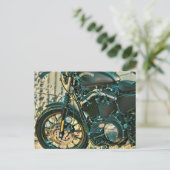 Motorfietsen cadeaus briefkaart (Staand voorkant)