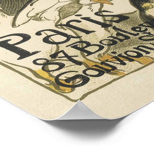 Motorfietsen Comiot Paris Poster (Hoek)