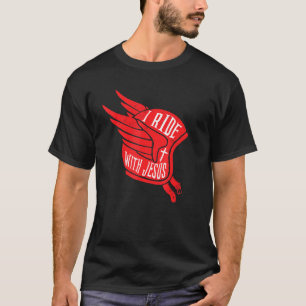 motorfietsen die me helpen met Jezus te rijden T-shirt
