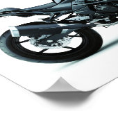 motorfietsen kawasaki z750 poster (Hoek)