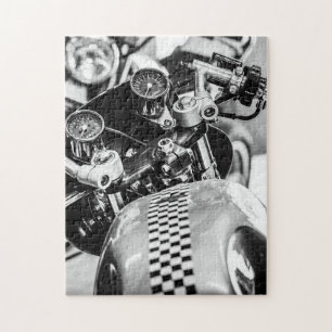Motorfietsen met motorfietsen legpuzzel
