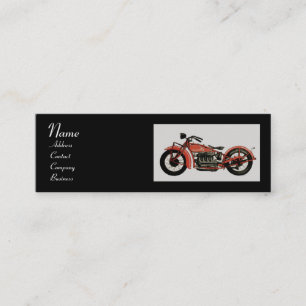  MOTORFIETSEN MONOGRAM rood wit grijs zwart Mini Visitekaartje