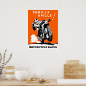 Motorfietsen Poster (Keuken)