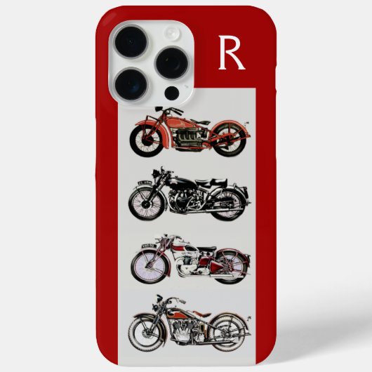  MOTORFIETSEN, rood Case-Mate iPhone Case (Achterkant)