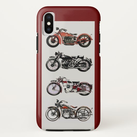 MOTORFIETSEN, rood Case-Mate iPhone Case (Achterkant)