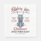  motorfietsenbedrijf servet (Voorkant)