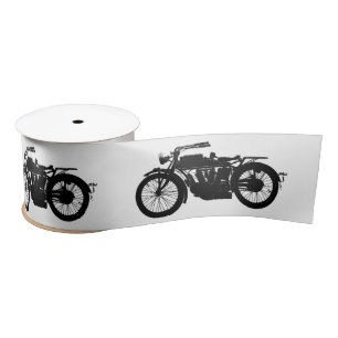  motorfietsensilhouet in Rich Black Lint