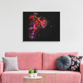 Motorfietser Canvas Afdruk (Insitu (Woonkamer))