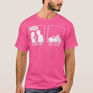 Motorfietser, kruiser, motorfiets, pap Str. T-shirt