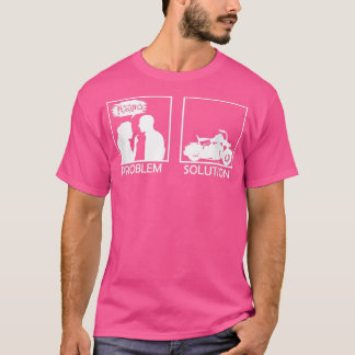 Motorfietser, kruiser, motorfiets, pap Str. T-shirt