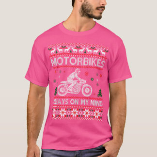Motorfietser Lelijke kerstcadeaus T-shirt