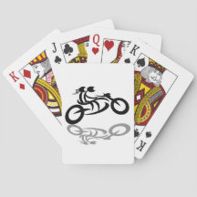 Motorfietser Poker Cards