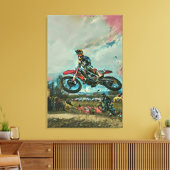 Motorfietsgeschenken Canvas Afdruk (Insitu (Woonkamer))