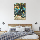 Motorfietsgeschenken Canvas Afdruk (Insitu (Slaapkamer))