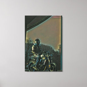 Motorfietsgeschenken Canvas Afdruk