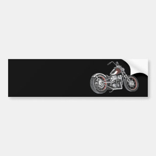 Motorfietskool 60s-luidspreker bumpersticker