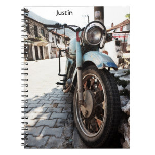 motorfietslaptop notitieboek