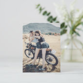 Motorfietsmeisjes Briefkaart (Staand voorkant)