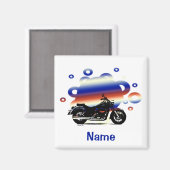 Motorfietsnaam Magnet Magneet (Voorkant / Achterkant)