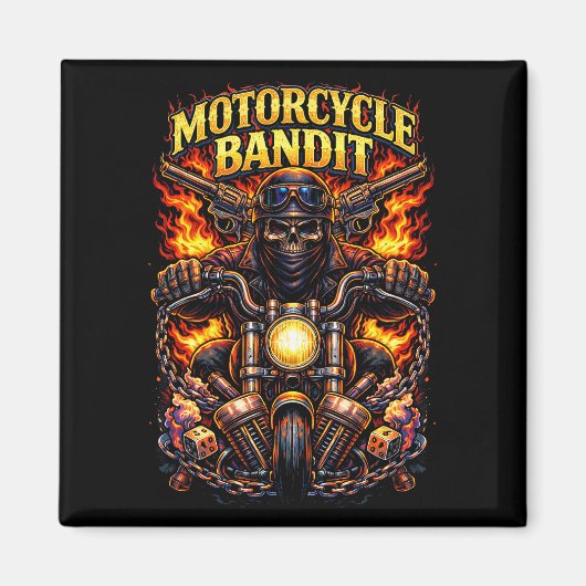 Motorfietsonruststoker Magneet (Voorkant)