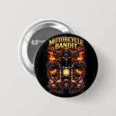 Motorfietsonruststoker Ronde Button 5,7 Cm (Voorkant /achterkant)
