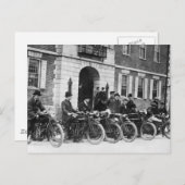 Motorfietspad, begin jaren 1900 briefkaart (Voorkant / Achterkant)