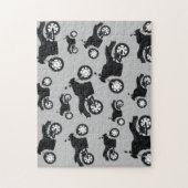 Motorfietspatroon Legpuzzel (Verticaal)