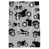 Motorfietspatroon Medium Cadeauzakje (Achterkant)