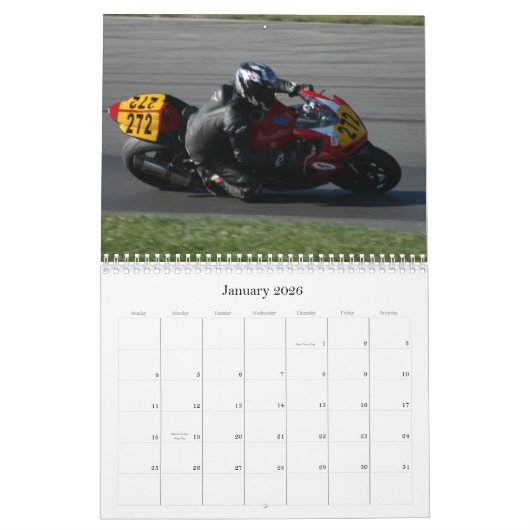 Motorfietsracisme Kalender (Jan 2026)