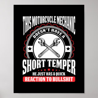 Motorfietstechniek voor motortechnici poster