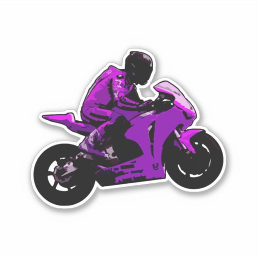 Motorfietsticker Sticker (Voorkant)