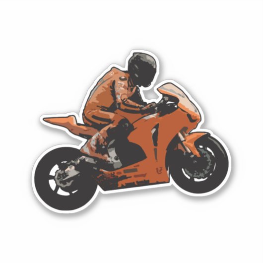 Motorfietsticker Sticker (Voorkant)