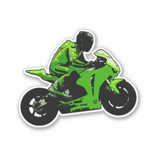 Motorfietsticker Sticker (Voorkant)