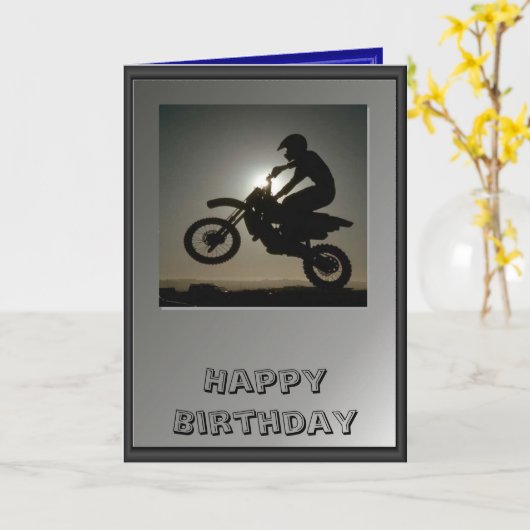 Motorfietstrucs Kaart (Gele Bloem)