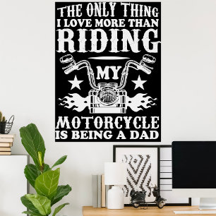 Motorfietsvader Poster