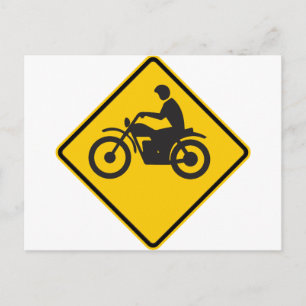 Motorfietsverkeerssnelweg Briefkaart