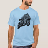 Motorfietswaanzin T-shirt (Voorkant)