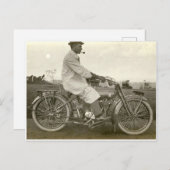  motorfoto circa 1915 briefkaart (Voorkant / Achterkant)
