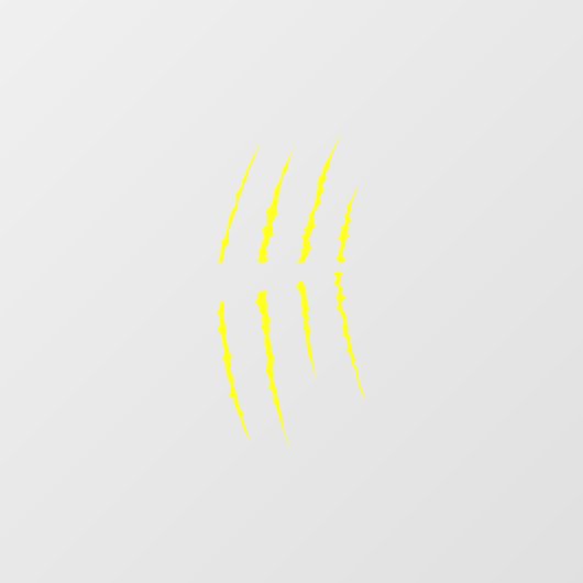 Motorhelmklauw Scratch Marks Sticker (Vel)