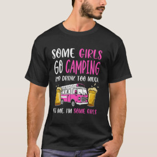 Motorhome Camping Retro Caravan Rv Aanhangwagen So T-shirt