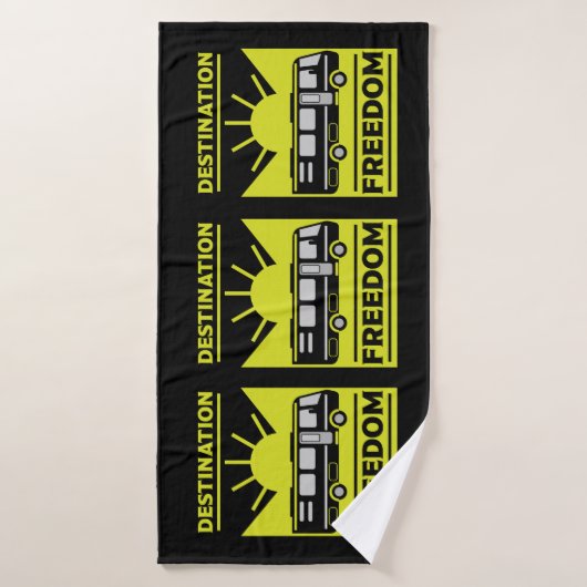 Motorhome Camping RV Freedom Badhanddoek (Badhanddoek)