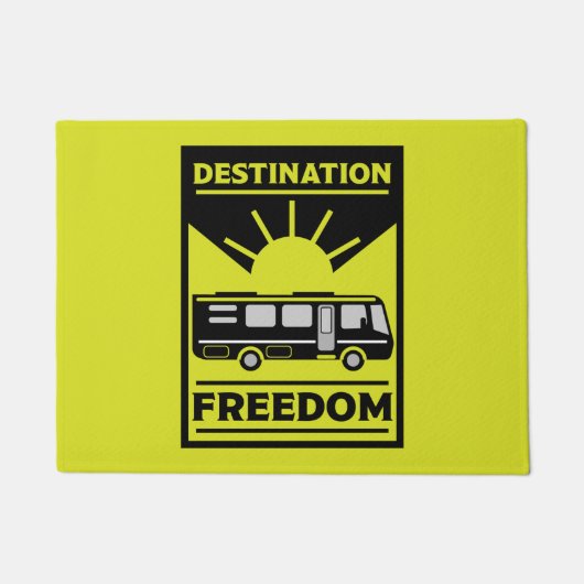 Motorhome Camping RV Freedom Deurmat (Voorkant)