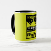 Motorhome Camping RV Freedom Mok (Voorkant links)