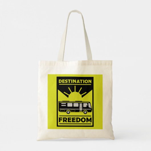 Motorhome Camping RV Freedom Tote Bag (Achterkant)