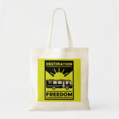 Motorhome Camping RV Freedom Tote Bag (Voorkant)