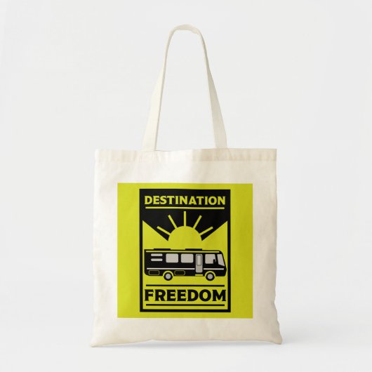 Motorhome Camping RV Freedom Tote Bag (Voorkant)