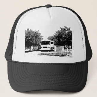 Motorhome in RV Park Trucker Pet