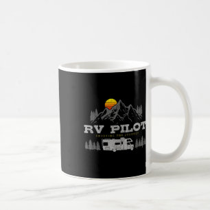 Motorhome Piloten Vintage Berg Camping Roadtrips Koffiemok