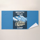 Motorhome RV | Camper | ReisVan | Retro-Mok Badhanddoek (Badhanddoek)